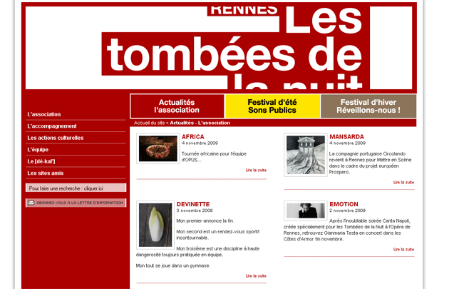 Les Tombées de la Nuit