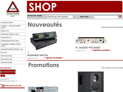 Passage à Niveaux – Shop